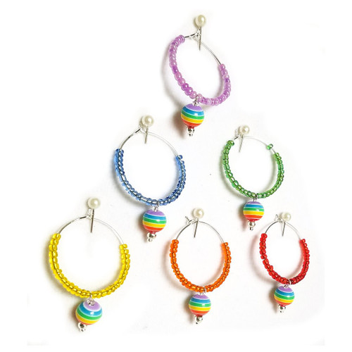 6 Wine glass Charms, LGBT pride inspiration, Rainbow, Wine Charms, Hostess Gift, Wine Lover Gift, Wine Accessories, Wine Charm Active 6 Wine glass Charms, LGBT pride inspiration, Rainbow, Wine Charms, Hostess Gift, Wine Lover Gift, Wine Accessories, Wine Charm Active