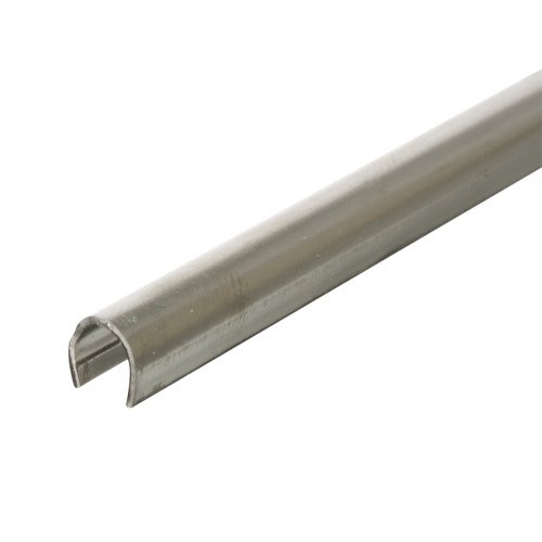 Prime-Line D 1579-1 Sliding Door Repair Track  Repair Worn or Damaged Sliding Glass Door Aluminum Tracks and Horizontal Sliding Window Tracks, 1/4 x 8, Stainless Steel