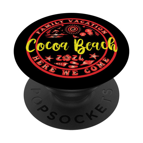 Family Vacation 2024 Florida Vacation Cocoa Beach 2024 Trip PopSockets Standard PopGrip