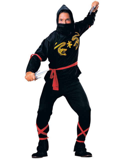 Rubie's mens Haunted House Collection, Ninja Costume Party Supplies, Multicolor, One Size US