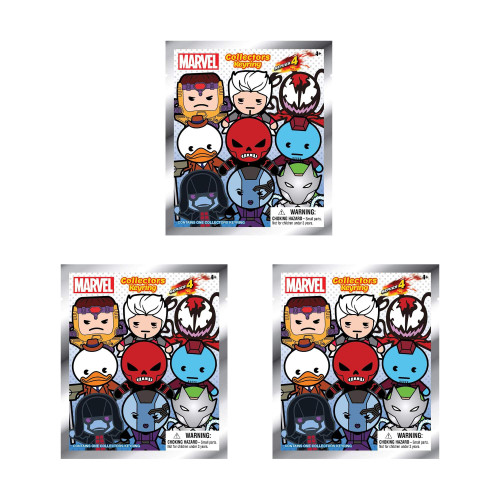 Toynk Marvel Series 4 Blind Bag Foam Figural Key Ring | Lot of 3
