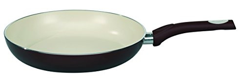 ELO Pure Aubergine Kitchen Induction Cookware Frying Pan with Thermoceramica Non-Stick Scratch Resistant Coating, 12.5-inch