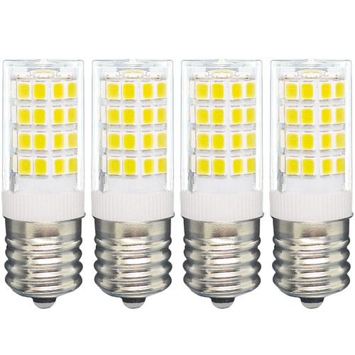 Tupolife KEI D28x Refrigerator Bulb 3w ac100-265v kel 2816x E17 LED Freezer Light Bulb Replacement, 5304517886 5304498578 Cool White 6000K 100V-265V Fridge Lamp, 4-Pack