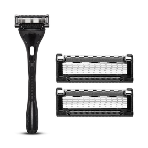 King of Shaves 5 Blade Razor With Precision Trimmer And 2 Razor Blades