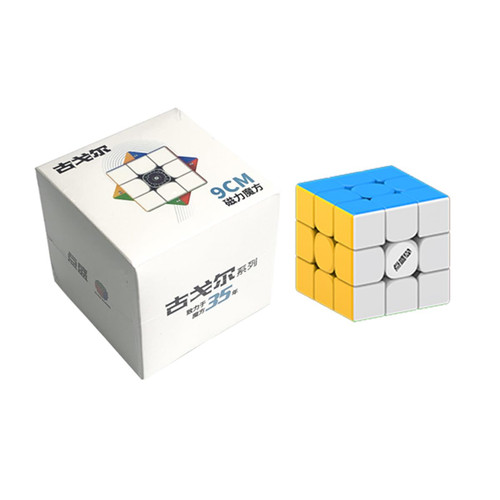 FUNNXYZ Diansheng Speed Cube 3x3x3 Giant Cube 9cm/3.54in Stickerless 3x3 Big Cube Puzzle Cube 3x3 for Kids Adults