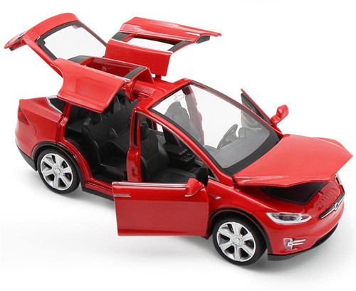 1:32 Scale Model X Alloy Car Model Diecast Toy Vehicles for Kids, Tesla car Model?Pull Back Alloy Car with Lights and Music,Mini Vehicles Toys for Kids Gift ?Children Birthday Gift?Model X-Red? 1:32 Scale Model X Alloy Car Model Diecast Toy Vehicles for Kids, Tesla car Model?Pull Back Alloy Car with Lights and Music,Mini Vehicles Toys for Kids Gift ?Children Birthday Gift?Model X-Red?
