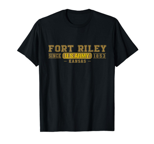 Fort Riley Kansas Army Base, Big Red One T-Shirt