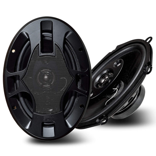 SDX Audio 5" x 7" /6" x 8" 4-Way Car Speaker (Pair) - Upgraded Premium Car Speaker Set, Car Speakers Set, Coaxial Speakers, Car Stereo Speakers System, Component Speakers, Car Audio Speakers, Tweeter
