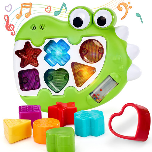 hahaland 1 Year Old Boy Toys - Light up Musical Shape Sorter Toys for Toddlers 1-3 - Toys for 1 Year Old Boy Birthday Gift - Montessori Learning Toddler Toys Age 1-2 hahaland 1 Year Old Boy Toys - Light up Musical Shape Sorter Toys for Toddlers 1-3 - Toys for 1 Year Old Boy Birthday Gift - Montessori Learning Toddler Toys Age 1-2