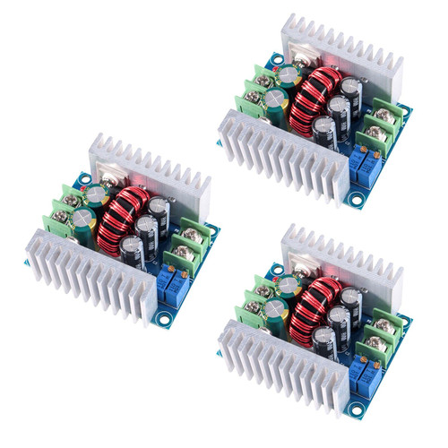 ACEIRMC 3pcs 20A 300W CC CV Step Down Module Adjustable DC 6-40V to 1.2-36V Voltage Regulator Buck Converter Constant Current Power Supply Module