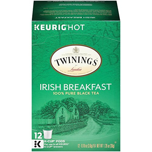 Twinings of London Irish Breakfast Tea K-Cups for Keurig, 12 Count (Pack of 6) Twinings of London Irish Breakfast Tea K-Cups for Keurig, 12 Count (Pack of 6)