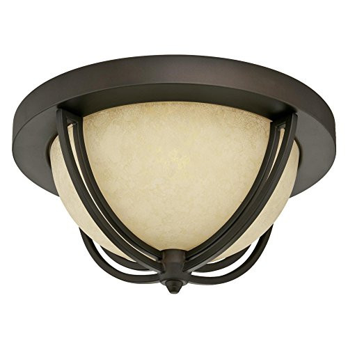 Westinghouse 6302300 Malvern Two-Light Indoor Flush Mount, Oil Rubbed Bronze Finish with Smoldering Scavo Glass Westinghouse 6302300 Malvern Two-Light Indoor Flush Mount, Oil Rubbed Bronze Finish with Smoldering Scavo Glass