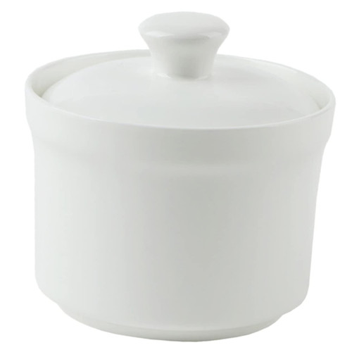 TIDTALEO ceramic stew pot braising pan with lid miso soup bowl desserts steaming cup egg custard cooker casserole stock pot braiser pan with lid ceramic dessert cup white ceramics tableware