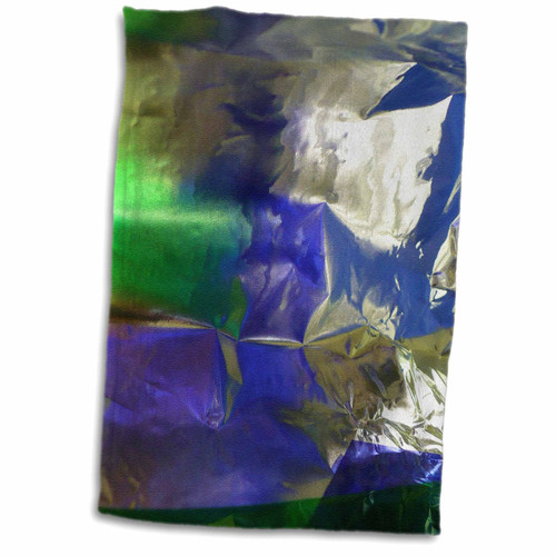 3dRose Image of Purple Green and White Foil Abstract Photo Art - Towels (twl-245263-1) 3dRose Image of Purple Green and White Foil Abstract Photo Art - Towels (twl-245263-1)
