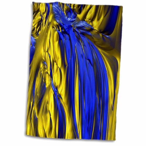 3dRose Image of Bright Blue and Yellow Abstract Neon Colors - Towels (twl-291444-1) 3dRose Image of Bright Blue and Yellow Abstract Neon Colors - Towels (twl-291444-1)