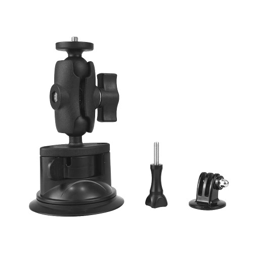 MEKNIC Camera Car Windshield Suction Cup Mount Compatible with GoPro Hero 12 11 10 9 8 7 6 5 Black 4 Session Insta360 AKASO Campark DJI OSMO Action YI Action Camera Car Dash Cameras