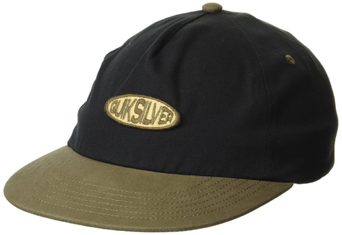 Quiksilver Men's Zinger Cap Snapback Hat, Black/Jet Black, One Size