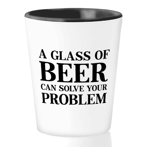 Flairy Land Beer Lover Shot Glass 1.5oz - a glass of beer - Beer Brewing Alcohol Gift Cold Beer Drinking Glasses Beer Lover Gifts for Husband Flairy Land Beer Lover Shot Glass 1.5oz - a glass of beer - Beer Brewing Alcohol Gift Cold Beer Drinking Glasses Beer Lover Gifts for Husband