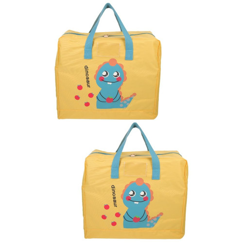 BESTOYARD 2pcs quilt storage bag comforter container zip bags for storage quilt storage containers tote organizer Home Anti-dust Storage Pouch 600d Oxford cloth Storage Box child clothes