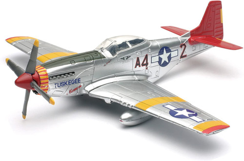 New-Ray World War II Replica Fighter Air Planes ClassicAircraft P-51D Red Tails 1:48 New-Ray World War II Replica Fighter Air Planes ClassicAircraft P-51D Red Tails 1:48