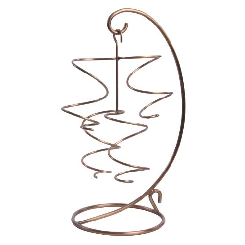 Oenophilia Table Wine Rack Tendril,  Copper - 4 Bottle
