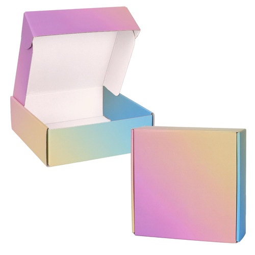 DEZIBOX 6x6x2 Small Shipping Boxes for Packaging, 20 Pack Mailing Boxes for Shipping, Small Corrugated Cardboard Boxes
