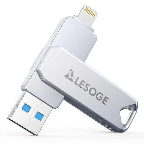 MFi Certified 128GB Flash Drive for iPhone Photo Stick USB Memory Stick Thumb Drives, High Speed USB Stick External Storage for iPhone/iPad/Android/PC MFi Certified 128GB Flash Drive for iPhone Photo Stick USB Memory Stick Thumb Drives, High Speed USB Stick External Storage for iPhone/iPad/Android/PC