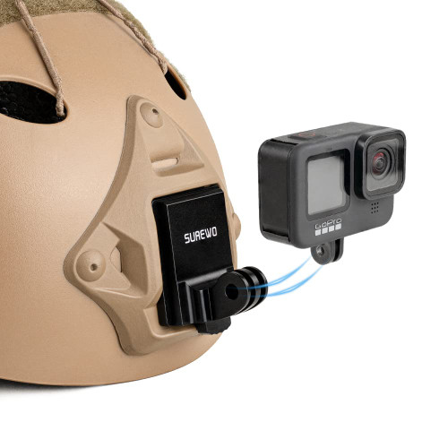 SUREWO Aluminum NVG Mount Compatible with GoPro Hero 12/11/10/9/8/7/6/5 Black, Tactical Helmet NVG Mount Compatible with DJI Osmo Action 3/2,Insta360 ONE R/AKASO/Crosstour and Most Action Cameras SUREWO Aluminum NVG Mount Compatible with GoPro Hero 12/11/10/9/8/7/6/5 Black, Tactical Helmet NVG Mount Compatible with DJI Osmo Action 3/2,Insta360 ONE R/AKASO/Crosstour and Most Action Cameras