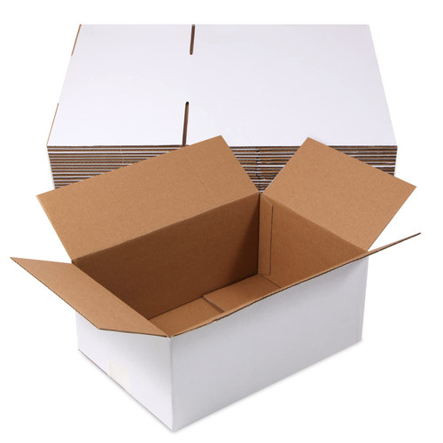 MYSLIMZE 25 Packs 8x6x4 Small Cardboard Shipping Boxes for Mailing, Packing and Storing (8x6x4)