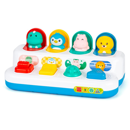 Joymax Baby Toys 6 to 12 Months, Pop Up Activity Animals Cause and Effect Toy for 12-18 Months Boys Girls Toddlers and 1+ Year Kids - Baby Montessori Early Learning Development Sensory Toy Joymax Baby Toys 6 to 12 Months, Pop Up Activity Animals Cause and Effect Toy for 12-18 Months Boys Girls Toddlers and 1+ Year Kids - Baby Montessori Early Learning Development Sensory Toy