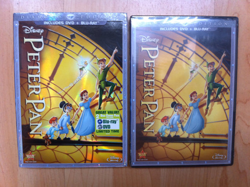 Peter Pan (Two-Disc Diamond Edition Blu-ray/DVD Combo in DVD Packaging) Peter Pan (Two-Disc Diamond Edition Blu-ray/DVD Combo in DVD Packaging)