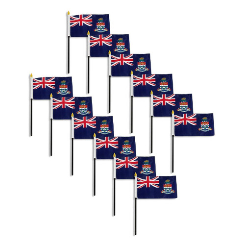 Cayman Islands flag 4 x 6 inch - 12 PK