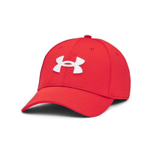 Under Armour Men's Standard Blitzing Cap Stretch Fit, (600) Red / / White, Small/Medium