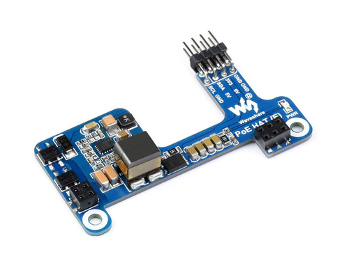 waveshare Power Over Ethernet POE HAT for Raspberry Pi 4B/3B+, IEEE 802.3af-Compliant, Mini POE HAT Support Connecting Cooling Fan, Compatible with The Raspberry Pi Official Case