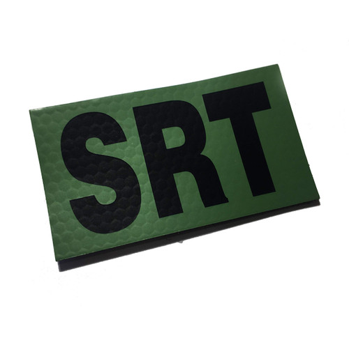 Empire Tactical USA SRT Black on OD Green 3.5x2 Inch Infrared IR Reflective Us Flag Patch