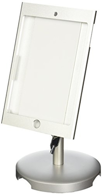 ANGEL POS 1521040 iPad Mini POS Kiosk Stand Enclosure with Security Lock and Key Desktop Anti Theft Projector Accessory