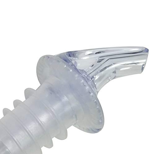 AmeriPour - Measured Pourer - Liquor Bottle Pourers - NON-Collared - Made 100% In The USA. Bar Spouts That Don't Leak - No Cracks, Just A Perfect Cocktail Pour Everytime. Great for Wine Too! (1.5oz)