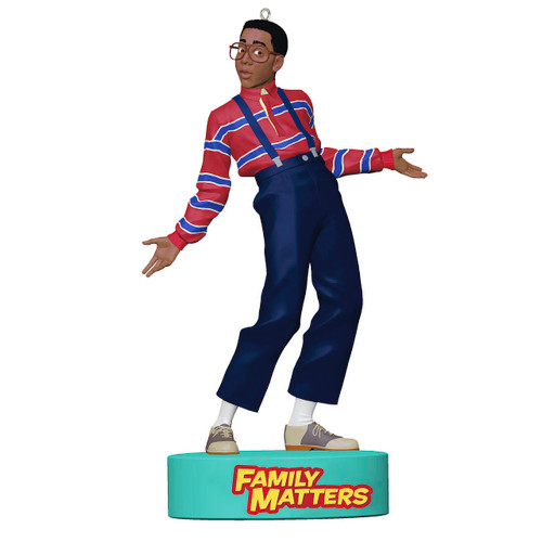 Hallmark Keepsake Christmas Ornament 2023, Family Matters Steve Urkel Ornament with Sound, TV Show Gifts Hallmark Keepsake Christmas Ornament 2023, Family Matters Steve Urkel Ornament with Sound, TV Show Gifts
