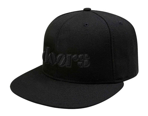The Doors Baseball Cap Classic Band Logo Official Black Snapback Size One Size