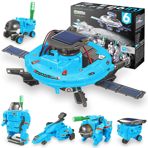 PlaySheek STEM Projects for Kids Ages 8-12 Solar Robot Kit 6-in-1 Space Toys for 10-Year-Old Boy Girl Gift Building Toys Science Kits Christmas Birthday Gifts for 8 9 10 11 12 Year Old, Blue PlaySheek STEM Projects for Kids Ages 8-12 Solar Robot Kit 6-in-1 Space Toys for 10-Year-Old Boy Girl Gift Building Toys Science Kits Christmas Birthday Gifts for 8 9 10 11 12 Year Old, Blue