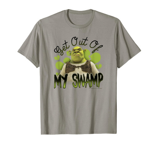 Shrek Get Out Of My Swamp Broken Hearts Portrait T-Shirt