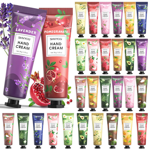 30 Pack Hand Cream Gifts Set, Hand Lotion Bulk, Moisturizing & Nourishing Christmas Stocking Stuffers for Adults, Natural Scented Bulk Women Gifts, Mini Travel Size Hand Lotion Gift Set 30 Pack Hand Cream Gifts Set, Hand Lotion Bulk, Moisturizing & Nourishing Christmas Stocking Stuffers for Adults, Natural Scented Bulk Women Gifts, Mini Travel Size Hand Lotion Gift Set
