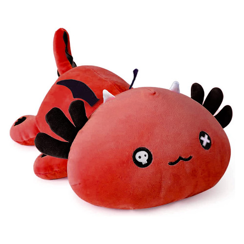 Onsoyours Cute Axolotl Plush, Soft Stuffed Animal Bat Salamander Plush Pillow, Kawaii Plushie Toy for Kids (Red Axolotl A, 19") Onsoyours Cute Axolotl Plush, Soft Stuffed Animal Bat Salamander Plush Pillow, Kawaii Plushie Toy for Kids (Red Axolotl A, 19")