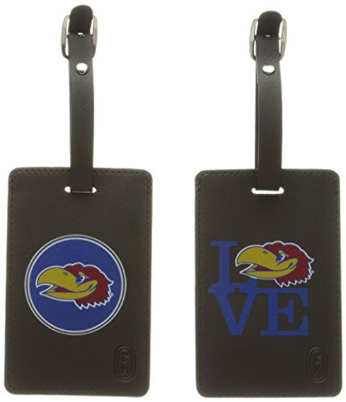 OTM Essentials University of Kansas Classic+Love 2pk, Black OTM Essentials University of Kansas Classic+Love 2pk, Black
