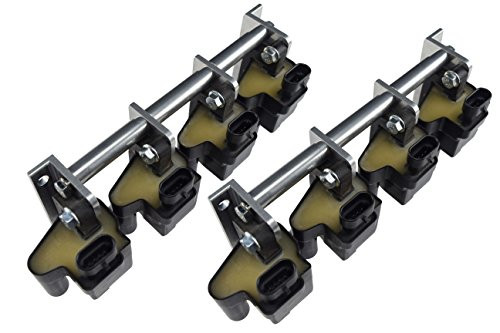 LS Truck Square - Remote Mount Coil Relocation Brackets - D581 LSX Swap, 551583