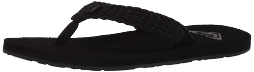 Roxy Women's Porto Sandal Flip Flop, Black 20, 11 M US