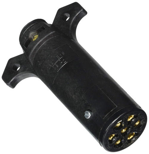 7-Way Connector Plug- Glass-Filled Nylon- PN 11-704P(Pack of 1)