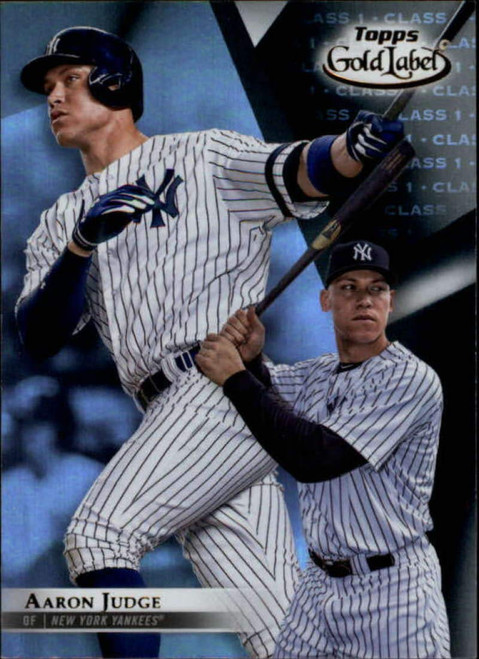 2018 Topps Gold Label Class 1 Black #2 Aaron Judge New York Yankees MLB Baseball Trading Card 2018 Topps Gold Label Class 1 Black #2 Aaron Judge New York Yankees MLB Baseball Trading Card
