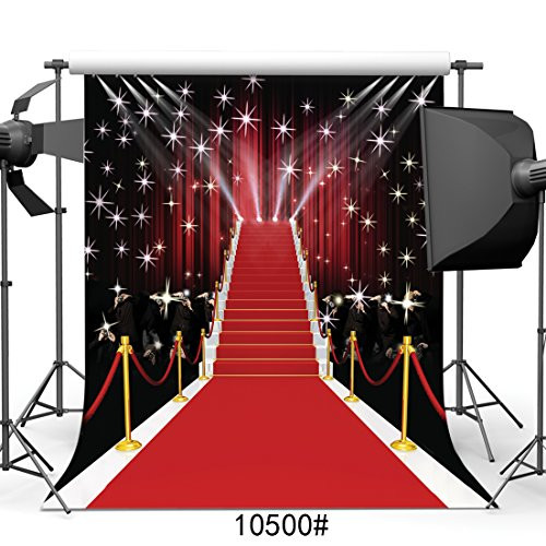 SJOLOON 10x10ft Red Carpet Vinyl Photography Backdrop Customized Photo Background Studio Prop 10500 SJOLOON 10x10ft Red Carpet Vinyl Photography Backdrop Customized Photo Background Studio Prop 10500