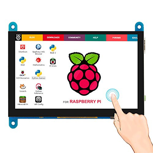 Elecrow 5 inch Capacitive Touch Screen 800x480 TFT LCD Display HDMI interface Supports Raspberry Pi 1/2/3 Model B A+ B+ BB Black, Banana Pi Windows 10 8 7